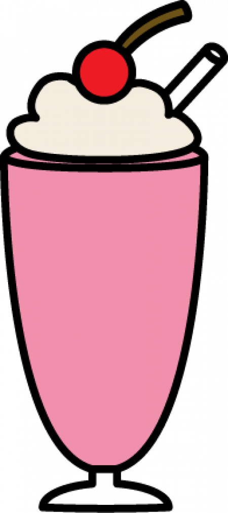 Milkshake Clipart (450x1010)
