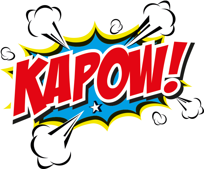 Giant Obstacles - Kapow Superhero (693x570)