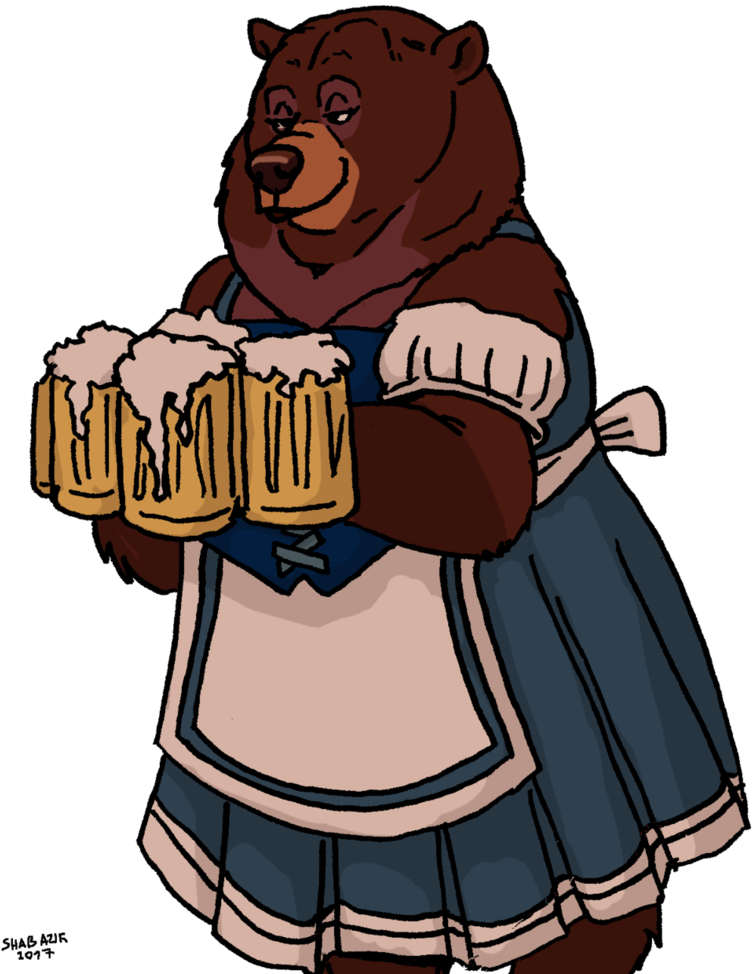 Bear By Shabazik On Deviantart - Cartoon (804x994)