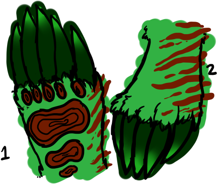 Resting Hands - Illustration (500x390)