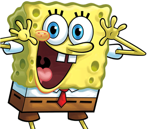 Squarepants From Cartoon Nick Transparent Background - Spongebob Squarepants (480x445)