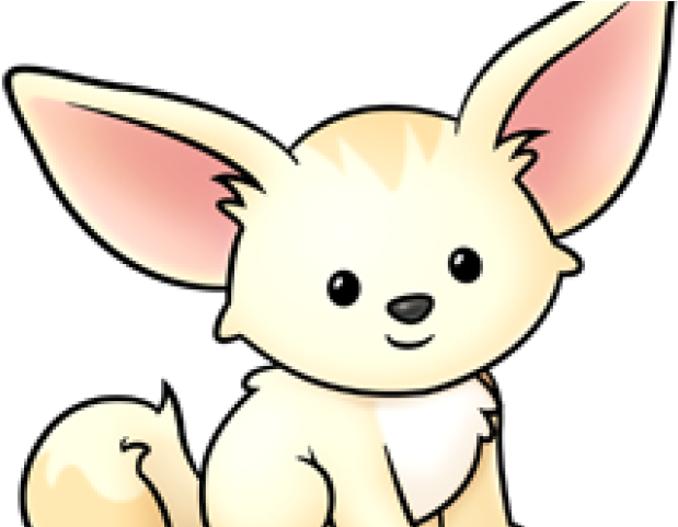 Fennec Fox Clipart - Cartoon (619x481)