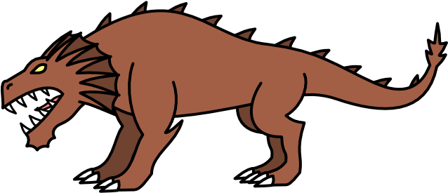 Monster- Drake Rage - Cartoon (637x385)