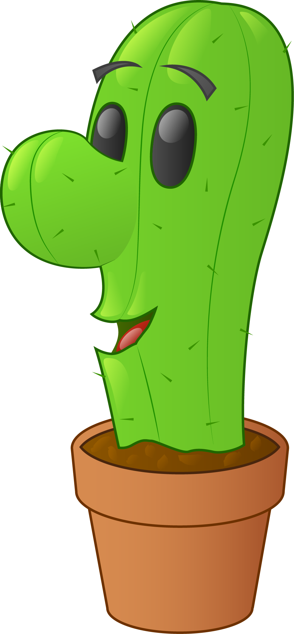 Vector Art - Flowerpot (986x2127)