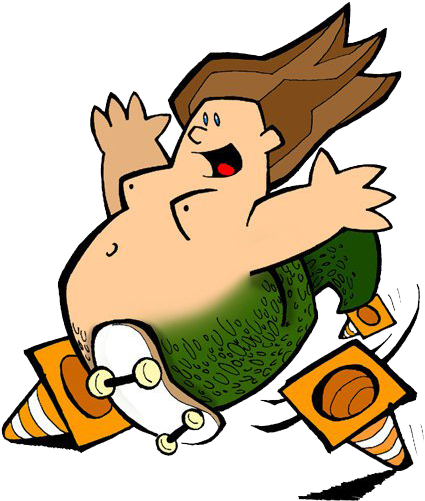 Skatepark Alprem / About Us - Cartoon (441x500)