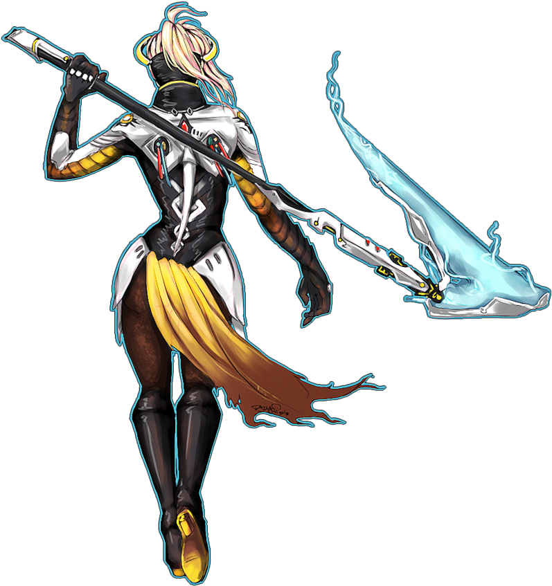 Overwatch Mercy No Background (853x937)