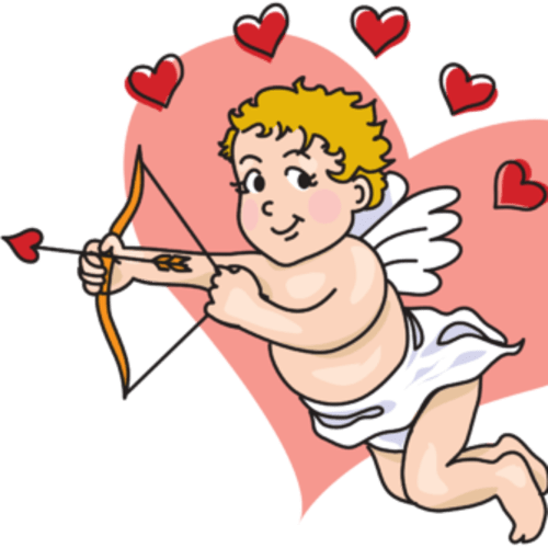 Cupid Clipart Transparent Background (500x500)