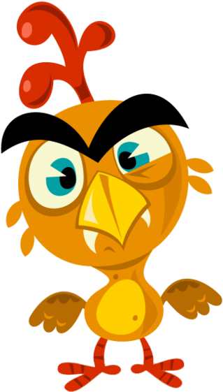 Angry Chicken Games - Cartoon (600x600)