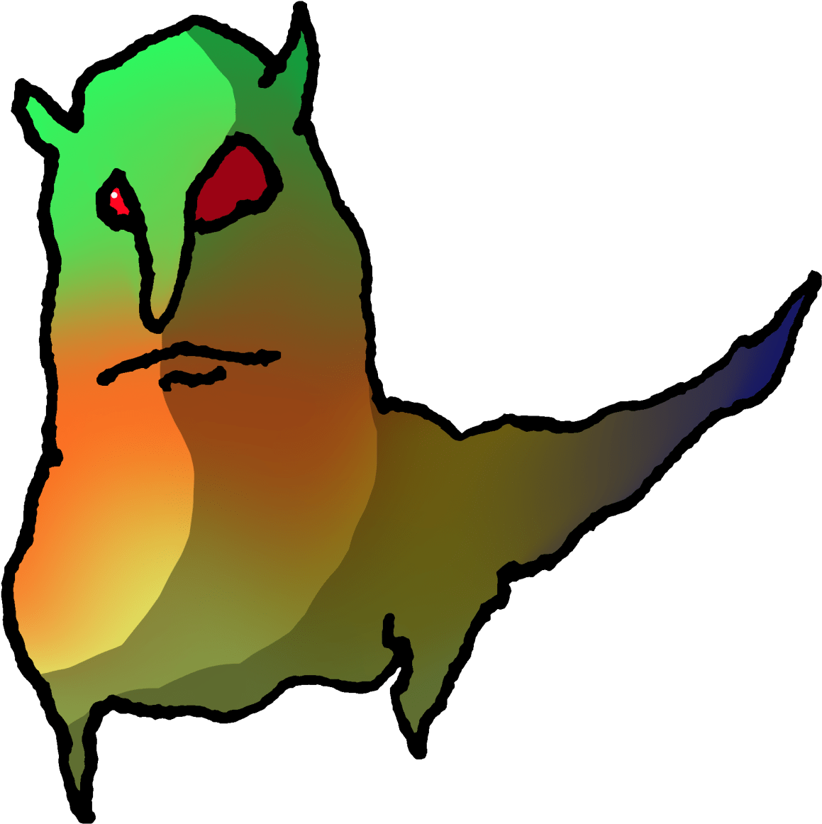 Rainbow Trout - Cartoon (1280x1280)