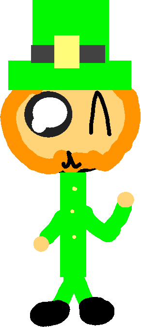Leprechaun - Drawing - Leprechaun - Drawing (291x675)