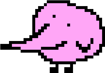 Flamingo - Bitcoin Pixel Art (490x320)