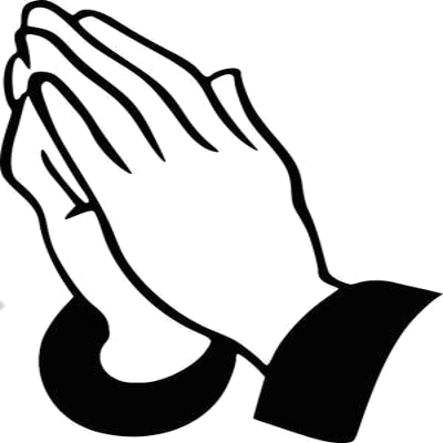 Clip Art Prayer Hand (400x400)