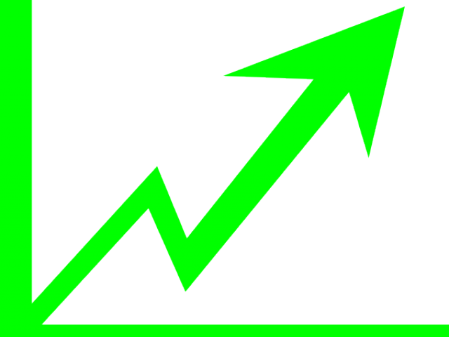Arrows Clipart Graph - Number (640x480)