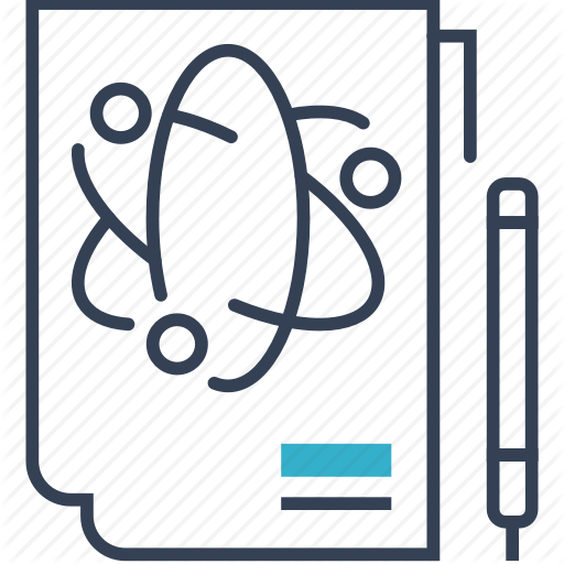Formula Institution Notebook Pen Icon - Data Science Grey Icon (512x512)