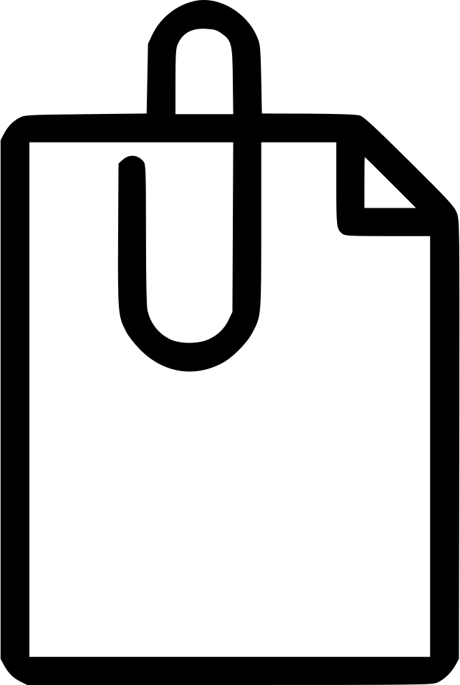 File Document Attachment Paperclip Comments - File Document Attachment Paperclip Comments (658x980)