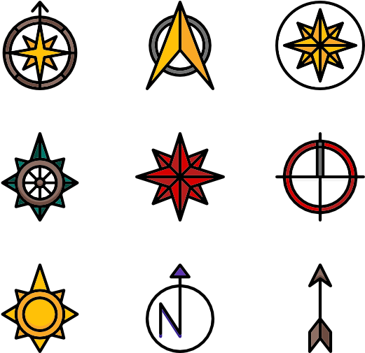 Compass Vector Point - North Point Icon Png (600x564)