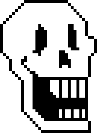 Papyrus Text Box Sprite *read Description* - Easy Pixel Art Car (440x530)