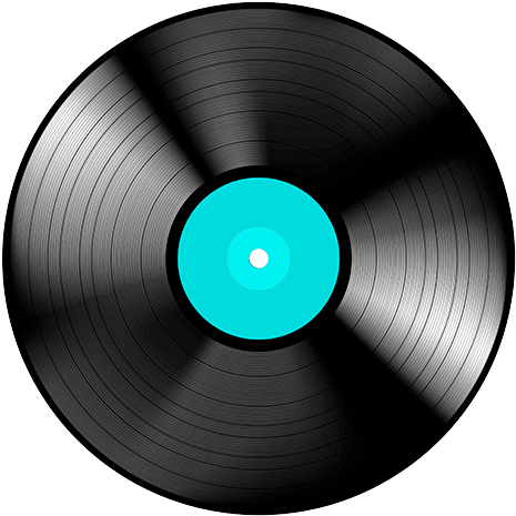 Record Clipart Lp Record - Vinyl Record Without Background (500x484)