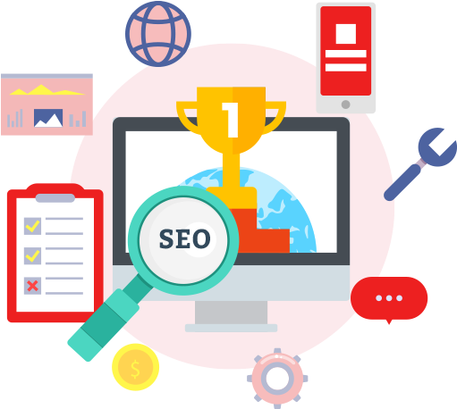 Search Engine Optimization - Diagram (600x504)