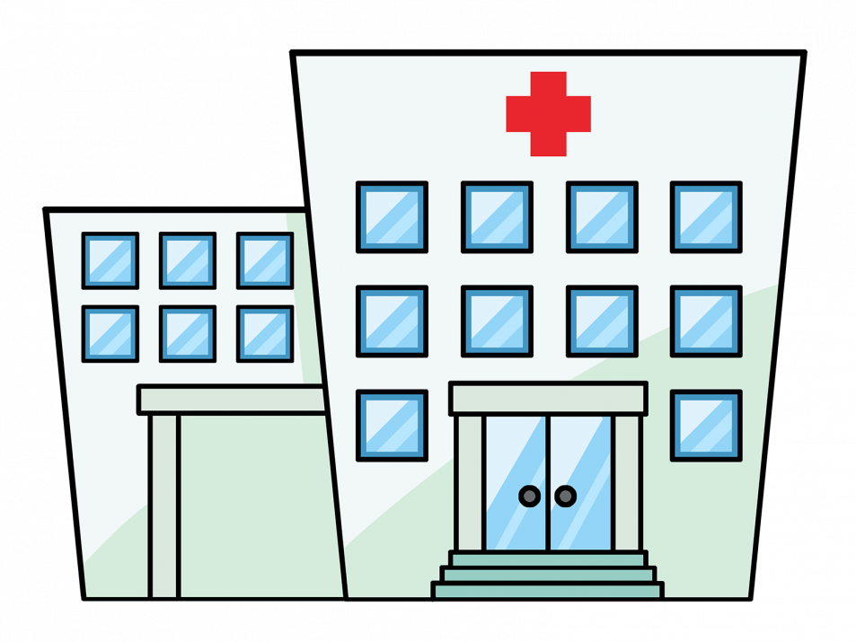 Anus - Hospital Clipart (953x715)