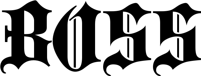 Old English Font - Design (678x276)