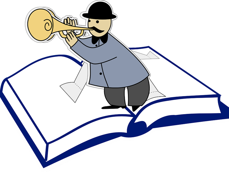 Pixabay - Open Book Clipart (800x600)