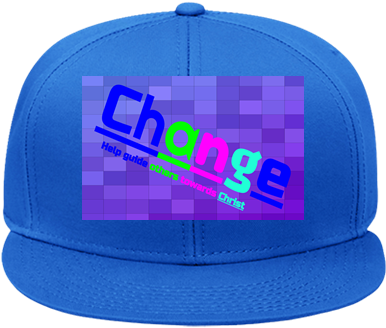 Custom Heat Pressed Snap Back Flat Bill Hat - Beatboxing (433x433)