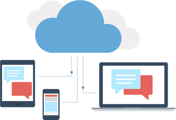 It Firm Secures Construction Contract - Cloud Web Application Png (613x420)