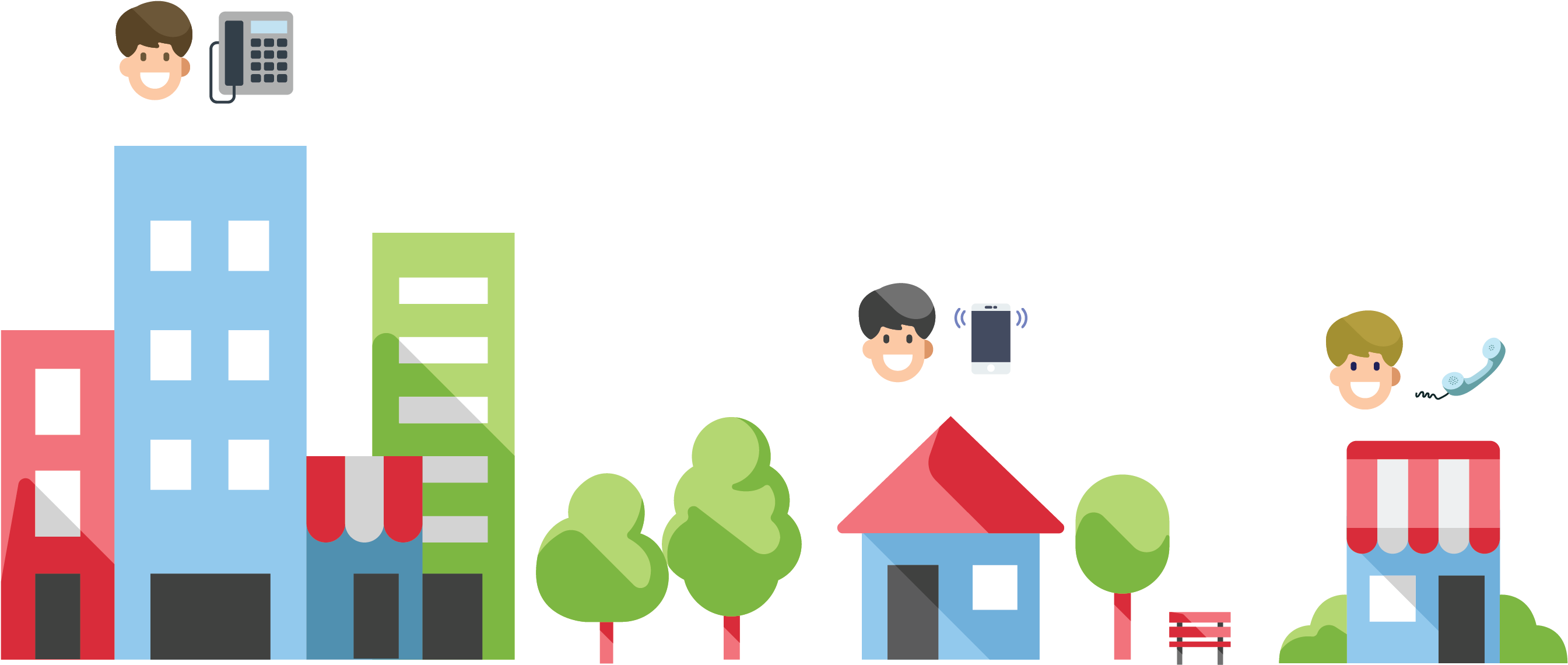 Work At Home Agent - Illustration (3310x1254)