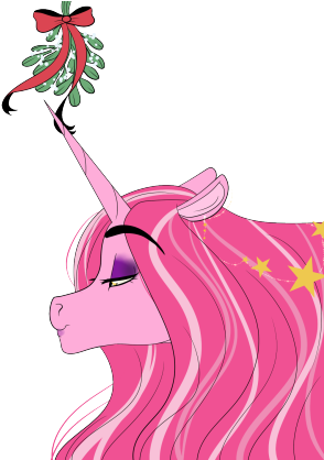 Finally Jumping On The Mistletoe Meme This Year~ - Illustration (500x417)