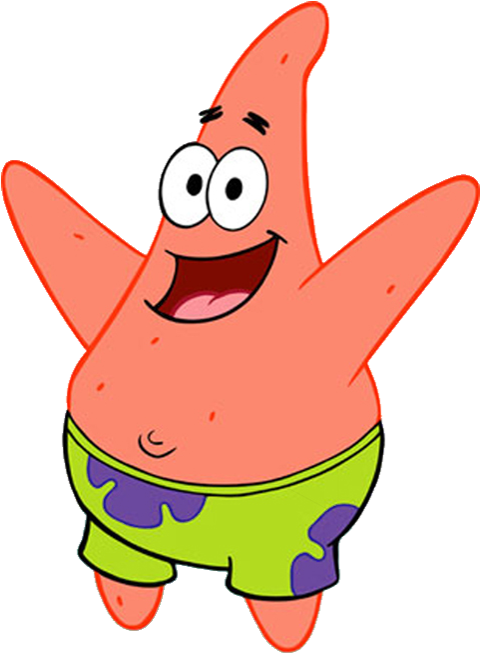 Patrick Star Transparent Background - Patrick Star Color (480x653)