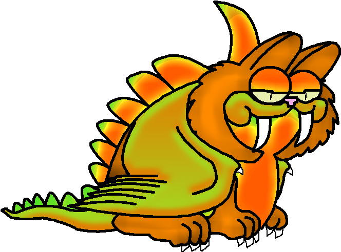 Cute Dragon Cat (700x500)