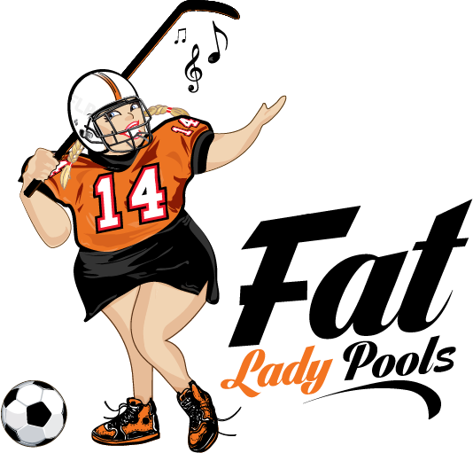 Fat Lady Pools - Clip Art (534x511)