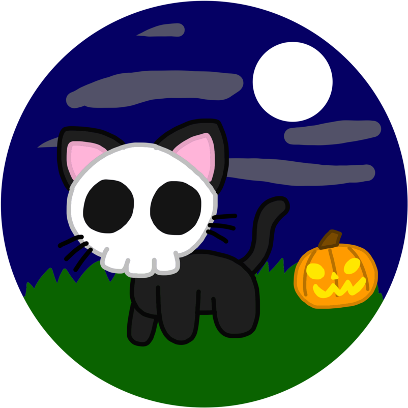 Kawaii O Ween - Cat (894x894)
