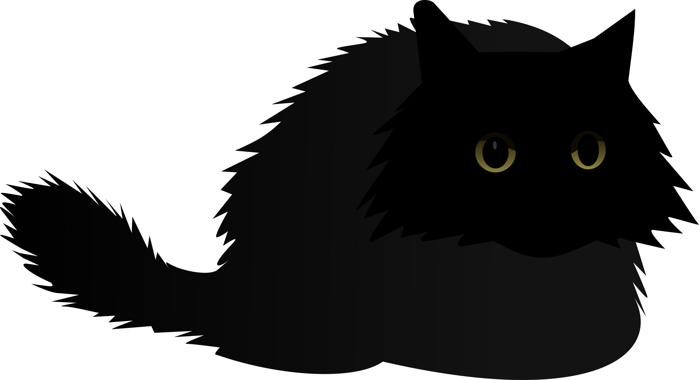 Big Image - Angry Cat Cartoon (2400x1305)