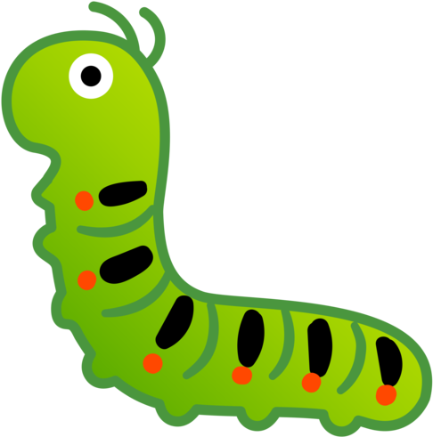 Google - Raupe Emoji (1024x1024)