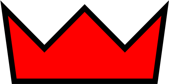 Red Crown Clip Art At Clker - Basic Crown (600x489)