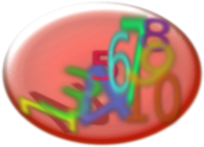 Jumbled Numbers Clipart - Circle (600x431)