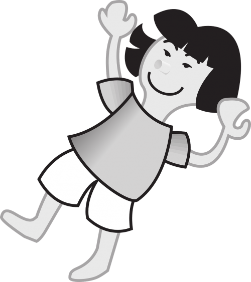Vector Graphics - Falling Over Clipart Transparent (500x563)