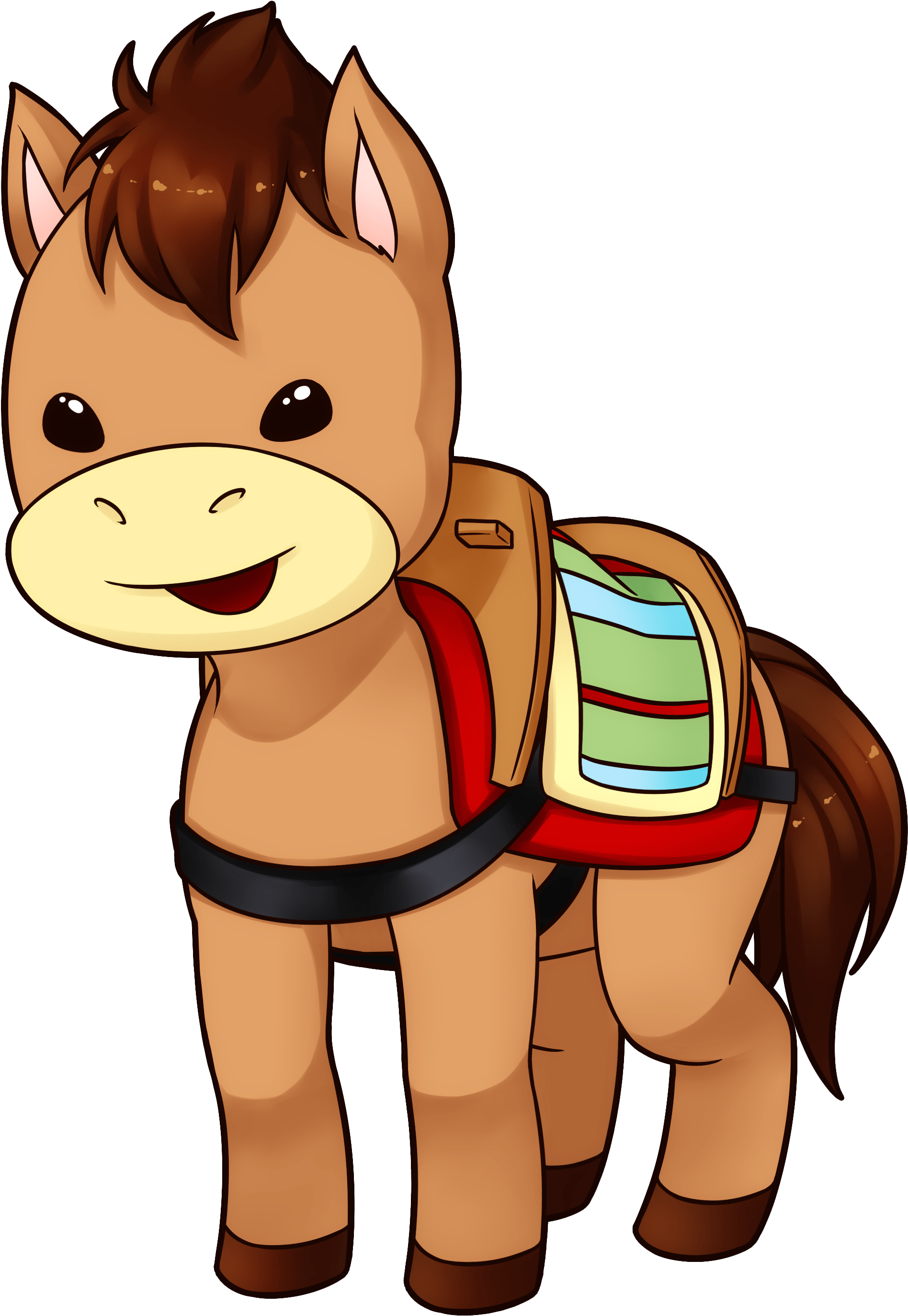 Donkey - Cartoon (2205x3032)