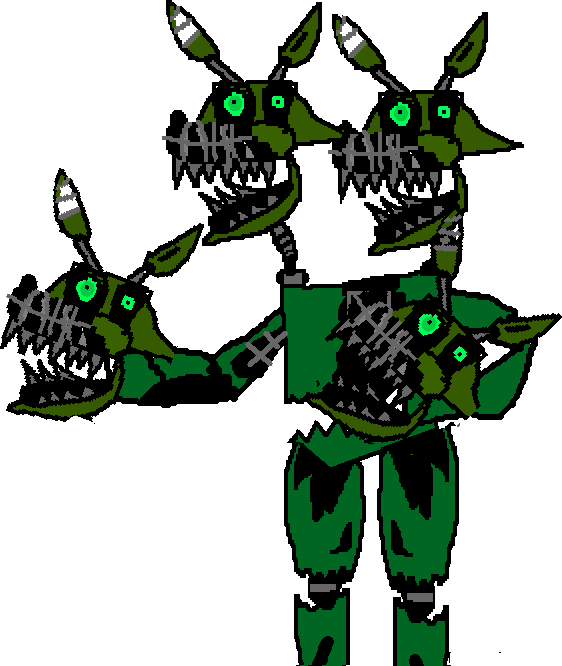 The Hydra Drawing By - Cartoon (562x666)