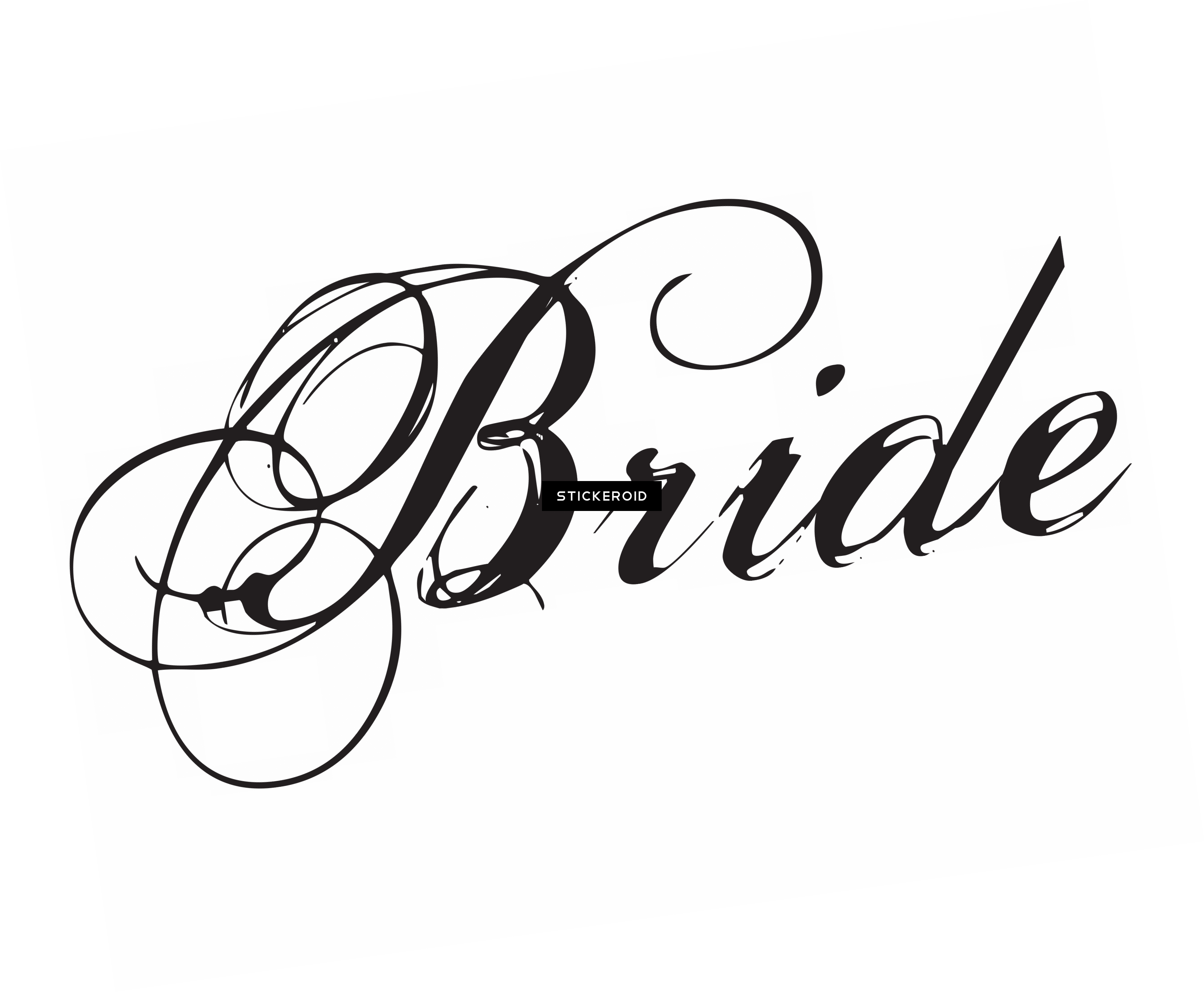 Bride - Calligraphy (3621x2984)
