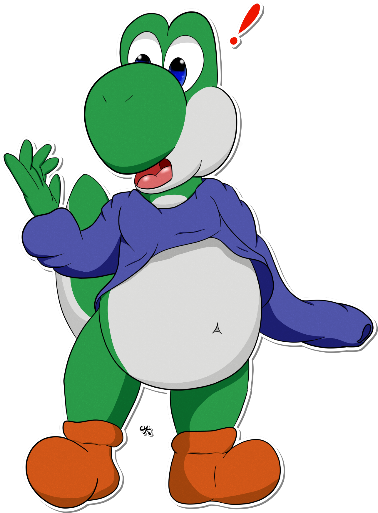 Yoshi Jovial - Cartoon (1369x1793)