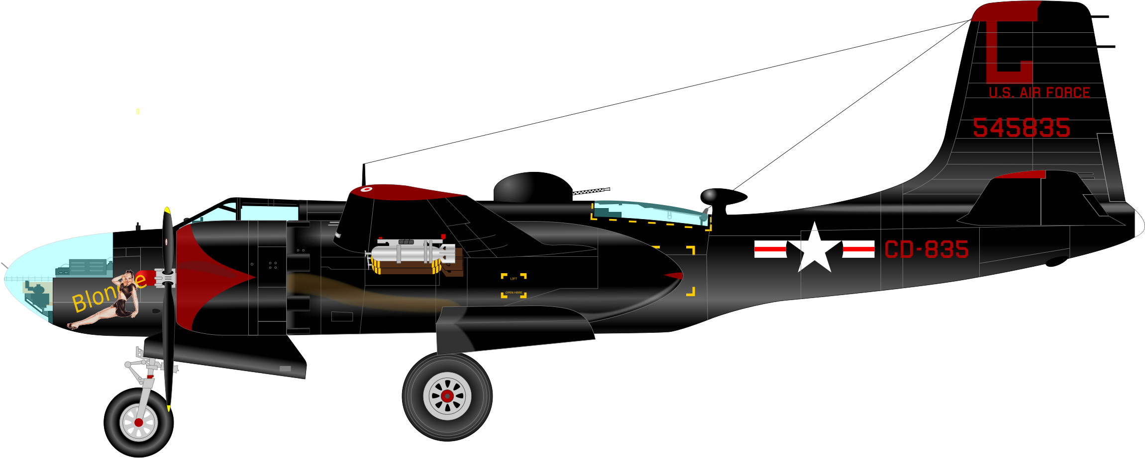 Big Image - Douglas A-26 Invader (2400x1855)