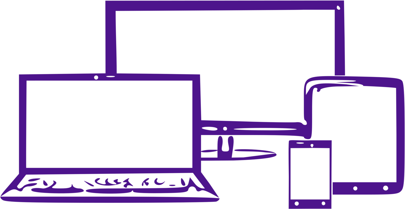 Responsive Web Design Website Development Web Page - Pc Laptop Mobile Png (1415x750)