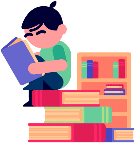 Book Transparent Reading - Learning (512x512)