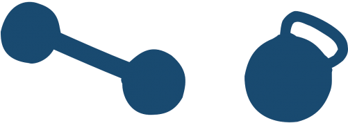 Vector Graphics - Clip Art Dumb Bell (500x250)