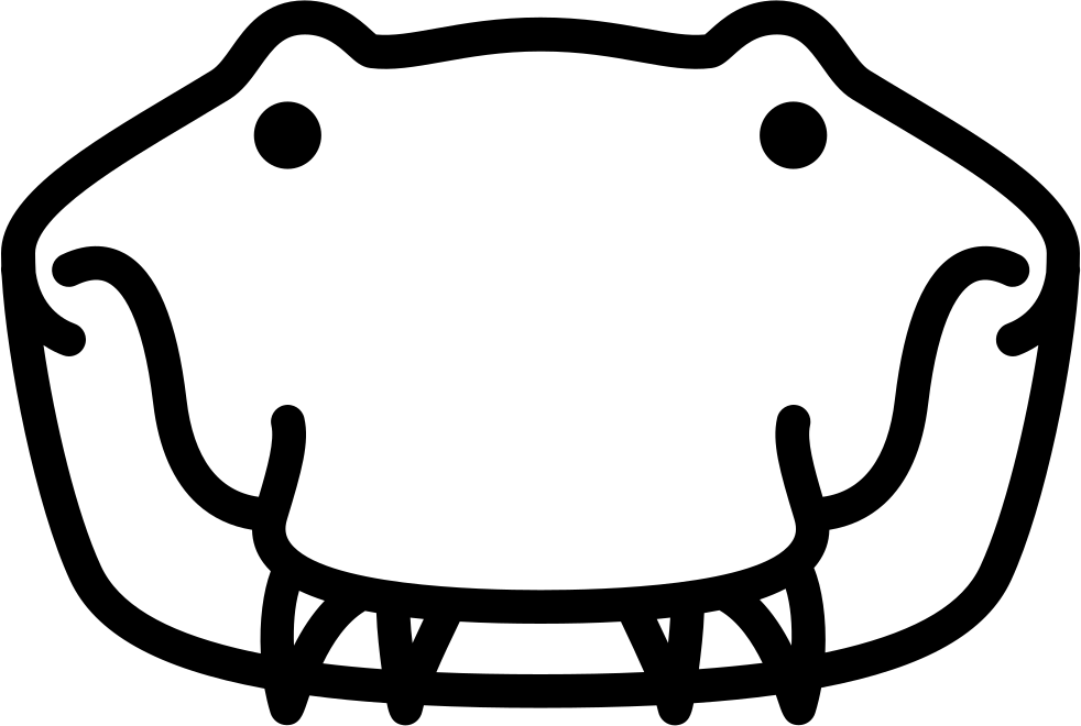 Drawing Crocodile Head - Circle (982x660)