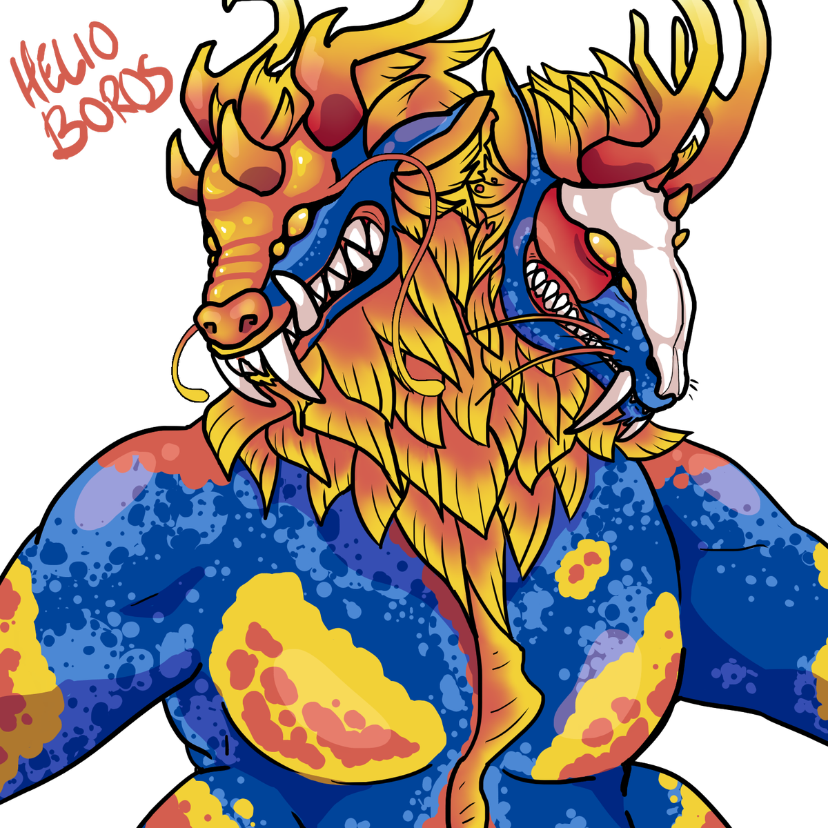 Heres Trident Trinitys Hot Demon Dad - Cartoon (1200x1200)