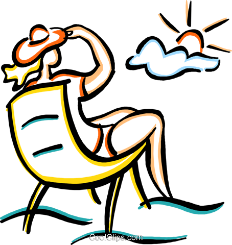 Rest And Relaxation Clipart - Vector Graphics (454x480)